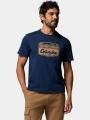 Columbia CSC Seasonal Graphic Tee férfi rövid ujjú póló sötétkék színben 1