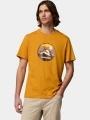 Columbia CSC Seasonal Graphic Tee férfi rövid ujjú póló narancssárga színben 1