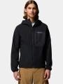 Columbia Tall Heights III Hooded Softshell férfi softshell felső fekete színben 1