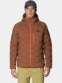 Mountain Hardwear StretchDown™ Hooded Jacket férfi pehelykabát barna színben 1