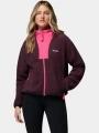 Columbia Sequoia Grove II Full Zip női polár pulóver bordó színben 1