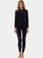 Fundango Seamless Baselayer Set női aláöltöző szett fekete színben 1