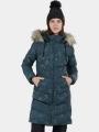 Fundango Puppis Padded Jacket női télikabát zöld színben 1