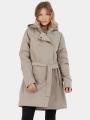 Fundango Charlotte Trenchcoat női ballonkabát homok színben 1