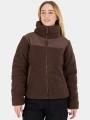 Fundango Nukka Padded Jacket női steppelt átmeneti kabát barna színben 1