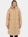 Fundango Cosycoat Long Padded Jacket női steppelt télikabát sárga színben 1