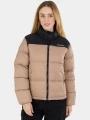 Fundango Nina Padded Jacket női steppelt télikabát barna színben 1