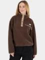 Fundango Pacha Fleece Jacket női polár pulóver barna színben 1