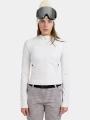 Fundango Flow Thermo Zip Up női hosszú ujjú sport póló homok színben 1