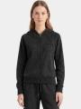Fundango Coreline Full-Zip Sweater női kapucnis pulóver fekete színben 1