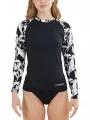 Fundango Joyce Long Sleeve Rashguard női hosszú ujjú lycra fekete színben 1