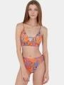 Fundango Sahara V-neck Cami Top női bikini felső rózsaszín színben 1
