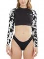 Fundango Amelia Surf Top női bikini felső fekete színben 1