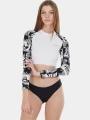 Fundango Amelia Surf Top női bikini felső fekete színben 1