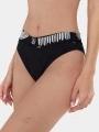 Fundango Sahara Mid Waist Full Bottom női bikini alsó fekete színben 1