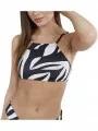 Fundango Hogg High Neck Top női bikini felső fekete színben 1