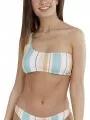 Fundango Madison One Shoulder Top női bikini felső fehér színben 1