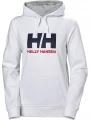 Helly Hansen W Hh Logo Hoodie női kapucnis pulóver fehér színben 1