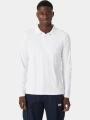 Helly Hansen Crewline Ls Polo férfi hosszú ujjú galléros póló fehér színben 1