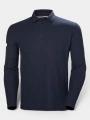 Helly Hansen Crewline Ls Polo férfi hosszú ujjú galléros póló sötétkék színben 1