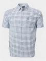 Helly Hansen Fjord Qd Ss Shirt 2.0 férfi rövid ujjú ing világoskék színben 1