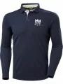 Helly Hansen Skagerrak Quickdry Rugger férfi hosszú ujjú galléros póló sötétkék színben 1