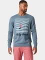 Helly Hansen Quayside Knit férfi pulóver kék színben 1