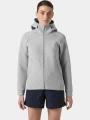 Helly Hansen W Hp Ocean Fz Jacket női kapucnis pulóver szürke színben 1