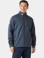 Helly Hansen Crew Fleece Jacket férfi polár pulóver sötétkék színben 1