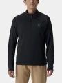 Spyder Gridweb Fleece 1/2 Zip férfi polár pulóver fekete színben 1