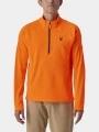 Spyder Gridweb Fleece 1/2 Zip férfi polár pulóver narancssárga színben 1