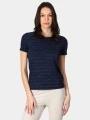 Luhta Luhta Karisto női rövid ujjú póló sötétkék színben 1