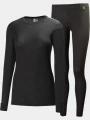 Helly Hansen W Hh Comfort Light Set női aláöltöző szett fekete színben 1