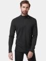 Helly Hansen Lifa Merino Midweight 1/2 Zip férfi aláöltöző felső fekete színben 1