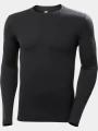 Helly Hansen Lifa Merino Midweight Crew férfi aláöltöző felső fekete színben 1
