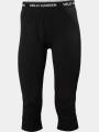 Helly Hansen Lifa Merino Midweight 3/4 Pant férfi aláöltöző nadrág fekete színben 1