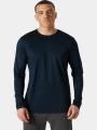 Helly Hansen Hh Tech Crew Ls 2.0 férfi hosszú ujjú sport póló sötétkék színben 1