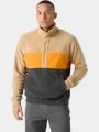 Helly Hansen Daybreaker Hugg Snap Fleece férfi polár pulóver barna színben 1