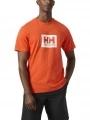 Helly Hansen Hh Box T férfi rövid ujjú póló narancssárga színben 1