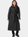 Helly Hansen W Avenue Ins Long Trench Coat női ballonkabát fekete színben 1