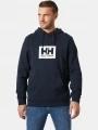 Helly Hansen Hh Box Hoodie férfi kapucnis pulóver sötétkék színben 1