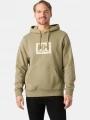 Helly Hansen Hh Box Hoodie férfi kapucnis pulóver oliva színben 1