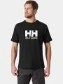 Helly Hansen Hh Logo T-Shirt 3.0 férfi rövid ujjú póló fekete színben 1