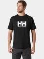 Helly Hansen Hh Logo T-Shirt 3.0 férfi rövid ujjú póló fekete színben 1