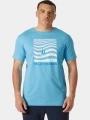 Helly Hansen Shoreline T-Shirt 3.0 férfi rövid ujjú póló világoskék színben 1