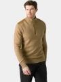 Helly Hansen Afton Knitted 1/2 Zip férfi kötött pulóver barna színben 1