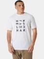 Helly Hansen Skog Graphic T-Shirt férfi rövid ujjú póló fehér színben 1