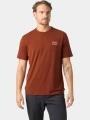 Helly Hansen Skog Graphic T-Shirt férfi rövid ujjú póló narancssárga színben 1