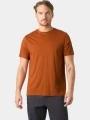 Helly Hansen Nord Graphic T-Shirt férfi rövid ujjú póló narancssárga színben 1