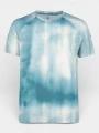 Rukka Rukka Muukko Print férfi rövid ujjú sport póló világoskék színben 1